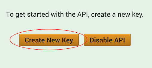 Create key